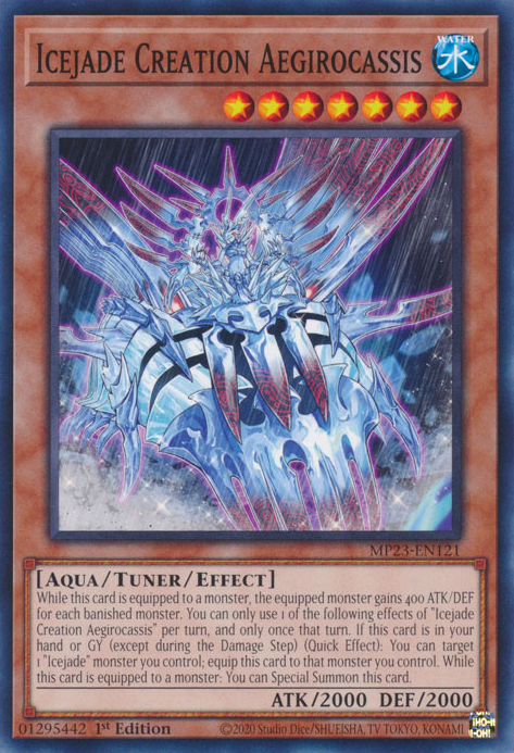 Icejade Creation Aegirocassis [MP23-EN121] Common | Jomio and Rueliete's Cards and Comics