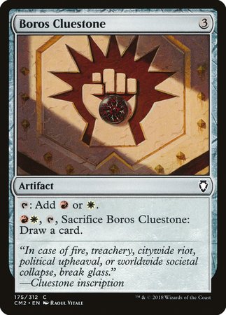 Boros Cluestone [Commander Anthology Volume II] | Jomio and Rueliete's Cards and Comics