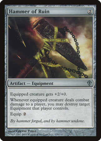 Hammer of Ruin [Worldwake] | Jomio and Rueliete's Cards and Comics