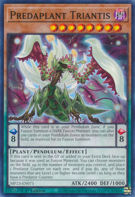 Predaplant Triantis [MP23-EN071] Common | Jomio and Rueliete's Cards and Comics