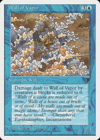 Wall of Vapor [Chronicles] | Jomio and Rueliete's Cards and Comics