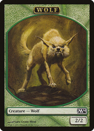 Wolf Token [Magic 2014 Tokens] | Jomio and Rueliete's Cards and Comics