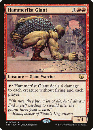 Hammerfist Giant [Commander 2015] | Jomio and Rueliete's Cards and Comics