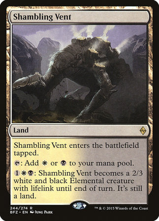 Shambling Vent [Battle for Zendikar] | Jomio and Rueliete's Cards and Comics
