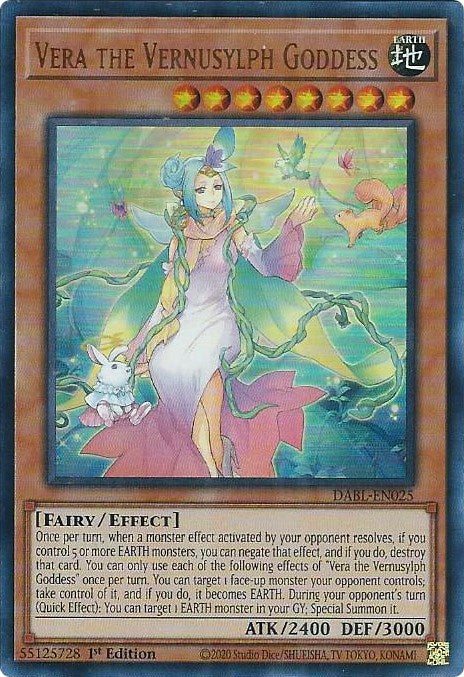 Vera the Vernusylph Goddess [DABL-EN025] Ultra Rare | Jomio and Rueliete's Cards and Comics