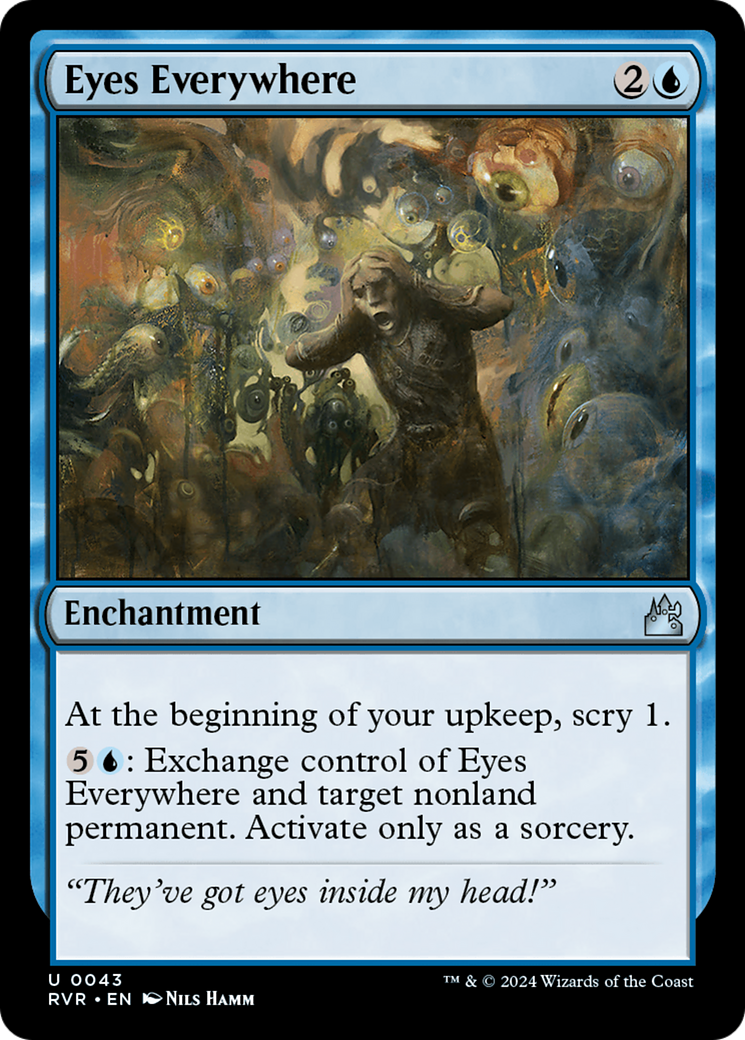 Eyes Everywhere [Ravnica Remastered] | Jomio and Rueliete's Cards and Comics