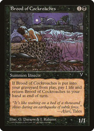 Brood of Cockroaches [Visions] | Jomio and Rueliete's Cards and Comics