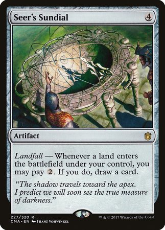 Seer's Sundial [Commander Anthology] | Jomio and Rueliete's Cards and Comics