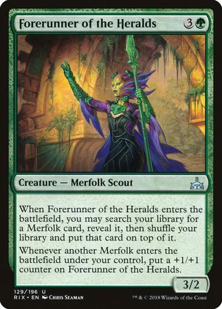 Forerunner of the Heralds [Rivals of Ixalan] | Jomio and Rueliete's Cards and Comics
