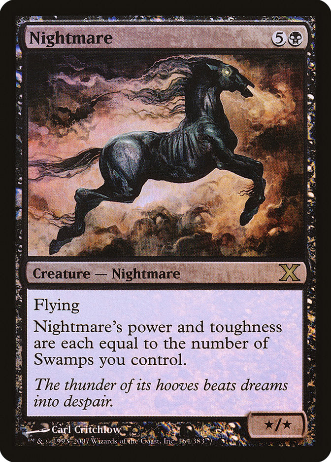 Nightmare (Premium Foil) [Tenth Edition] | Jomio and Rueliete's Cards and Comics