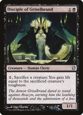 Disciple of Griselbrand [Commander 2013] | Jomio and Rueliete's Cards and Comics