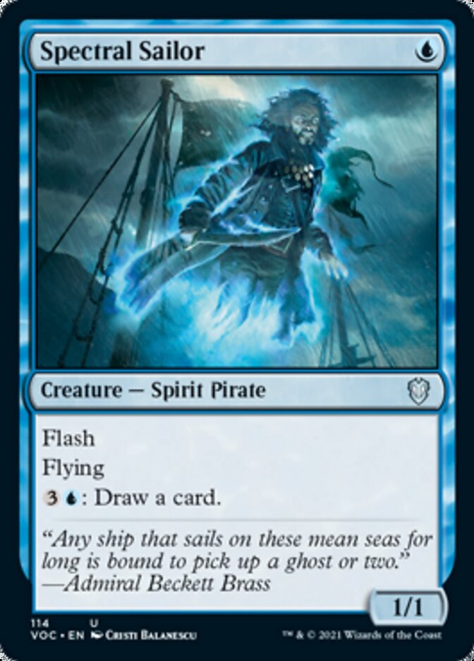 Spectral Sailor [Innistrad: Crimson Vow Commander] | Jomio and Rueliete's Cards and Comics