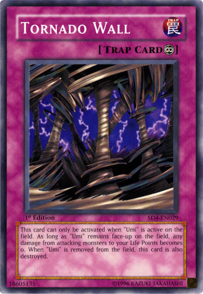 Tornado Wall [SD4-EN029] Common | Jomio and Rueliete's Cards and Comics