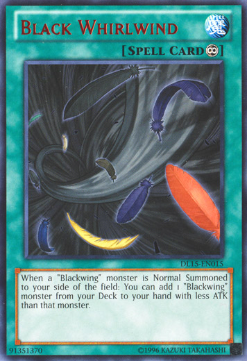Black Whirlwind (Red) [DL15-EN015] Rare | Jomio and Rueliete's Cards and Comics