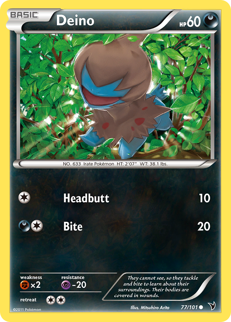 Deino (77/101) [Black & White: Noble Victories] | Jomio and Rueliete's Cards and Comics