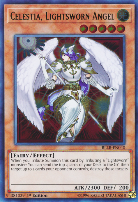 Celestia, Lightsworn Angel [BLLR-EN040] Ultra Rare | Jomio and Rueliete's Cards and Comics