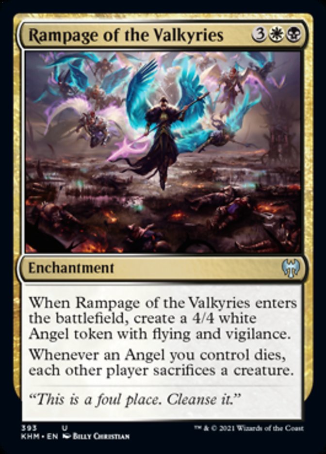Rampage of the Valkyries [Kaldheim] | Jomio and Rueliete's Cards and Comics