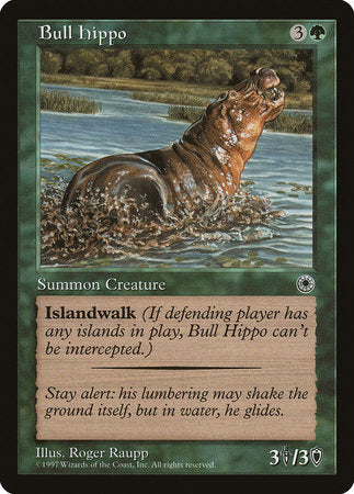 Bull Hippo [Portal] | Jomio and Rueliete's Cards and Comics