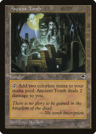 Ancient Tomb [Tempest] | Jomio and Rueliete's Cards and Comics