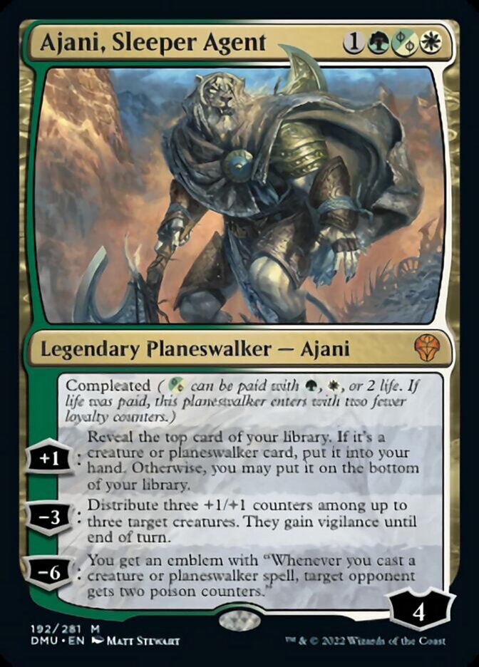 Ajani, Sleeper Agent [Dominaria United] | Jomio and Rueliete's Cards and Comics