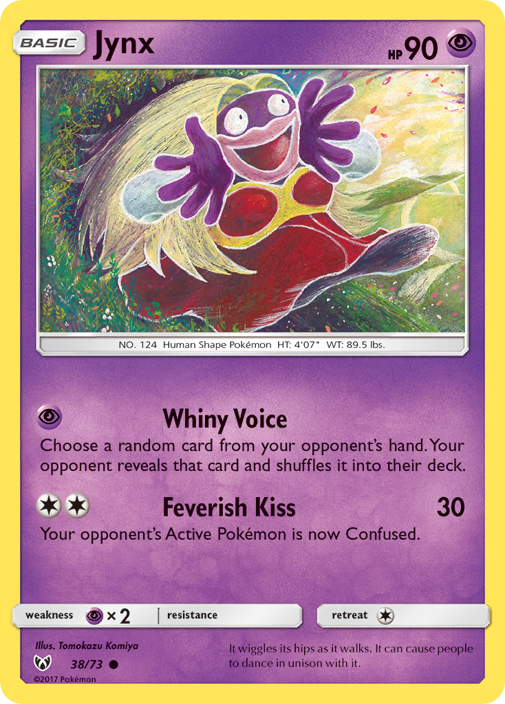 Jynx (38/73) [Sun & Moon: Shining Legends] | Jomio and Rueliete's Cards and Comics