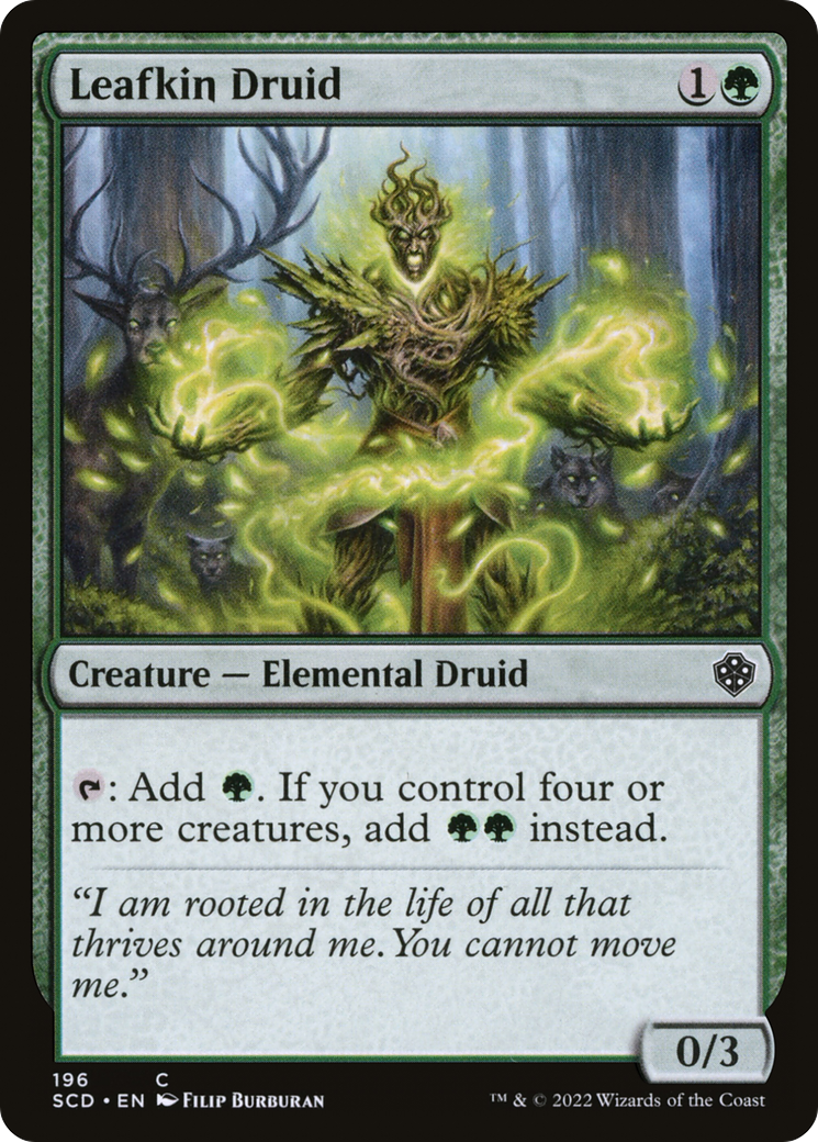 Leafkin Druid [Starter Commander Decks] | Jomio and Rueliete's Cards and Comics