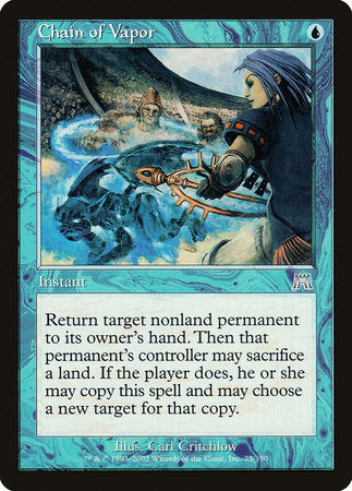 Chain of Vapor [Onslaught] | Jomio and Rueliete's Cards and Comics