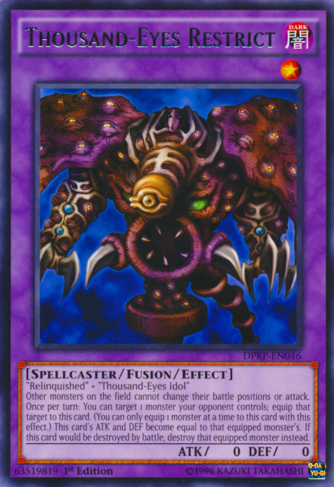 Thousand-Eyes Restrict [DPRP-EN046] Rare | Jomio and Rueliete's Cards and Comics