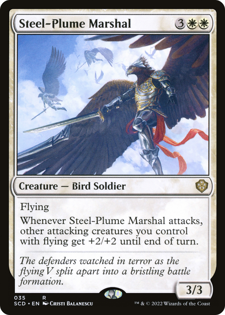 Steel-Plume Marshal [Starter Commander Decks] | Jomio and Rueliete's Cards and Comics