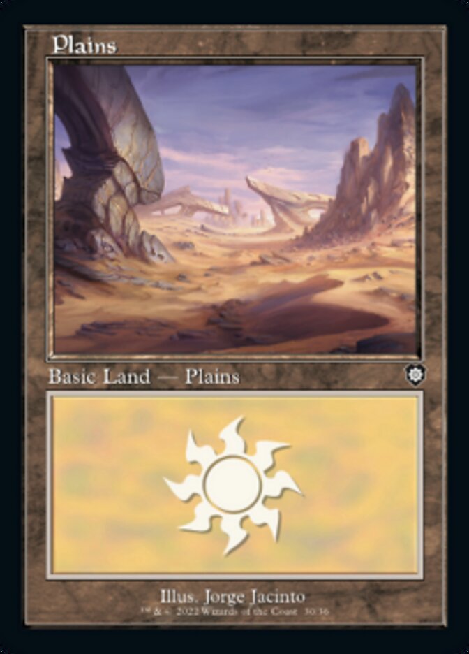 Plains (030) (Retro) [The Brothers' War Commander] | Jomio and Rueliete's Cards and Comics
