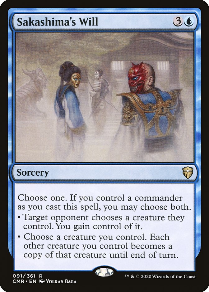 Sakashima's Will [Commander Legends] | Jomio and Rueliete's Cards and Comics