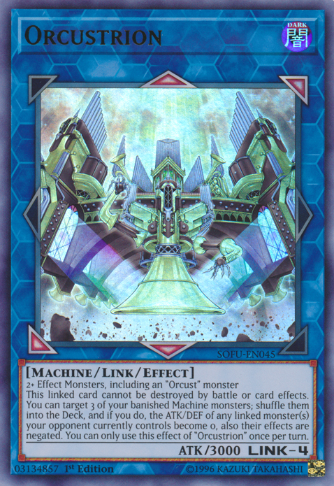 Orcustrion [SOFU-EN045] Ultra Rare | Jomio and Rueliete's Cards and Comics