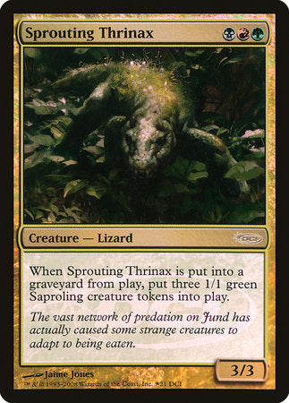 Sprouting Thrinax [Wizards Play Network 2008] | Jomio and Rueliete's Cards and Comics