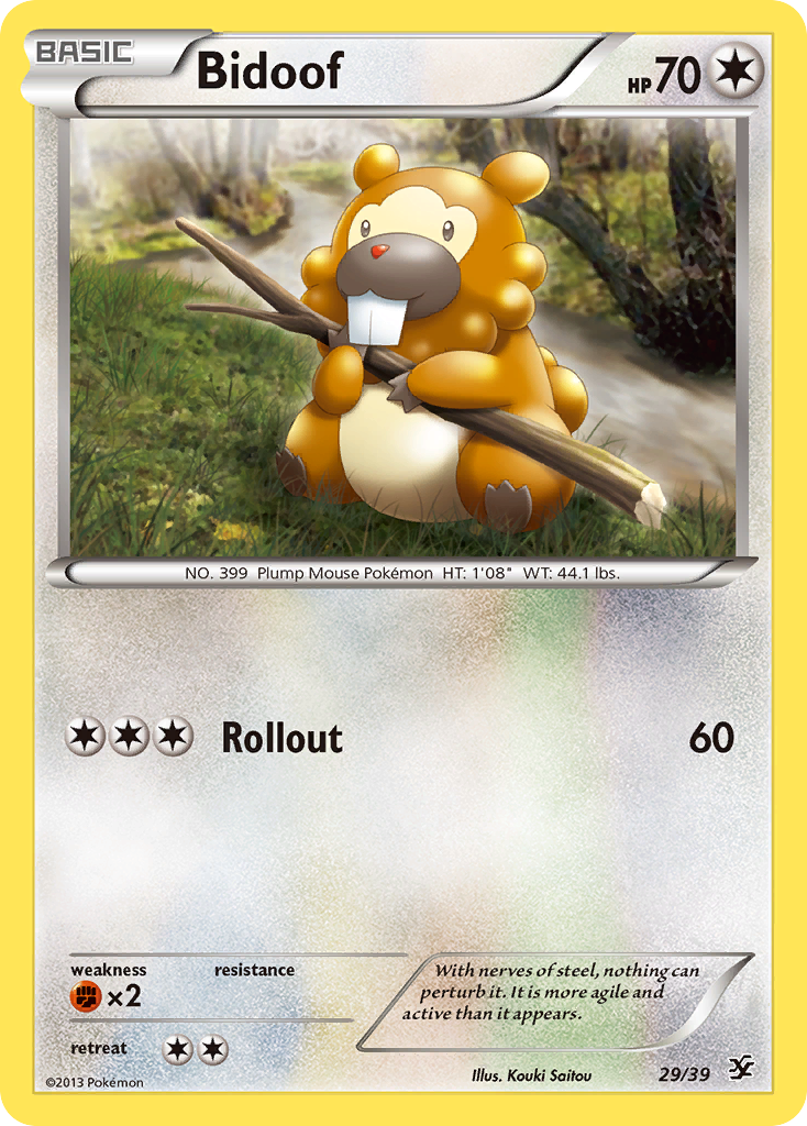 Bidoof (29/39) [XY: Kalos Starter Set] | Jomio and Rueliete's Cards and Comics