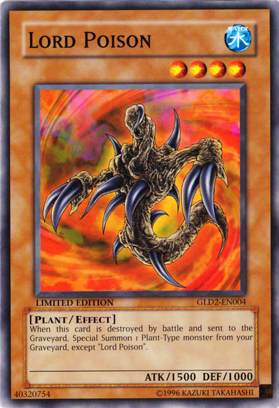 Lord Poison [GLD2-EN004] Common | Jomio and Rueliete's Cards and Comics