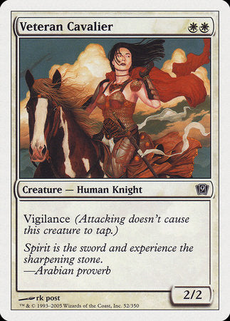 Veteran Cavalier [Ninth Edition] | Jomio and Rueliete's Cards and Comics