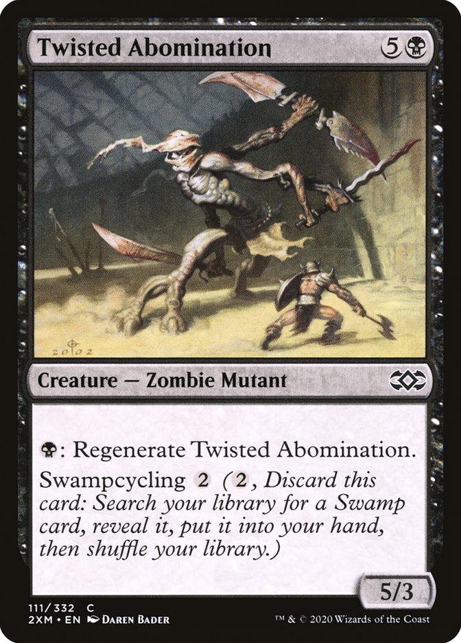 Twisted Abomination [Double Masters] | Jomio and Rueliete's Cards and Comics