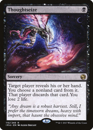 Thoughtseize [Iconic Masters] | Jomio and Rueliete's Cards and Comics