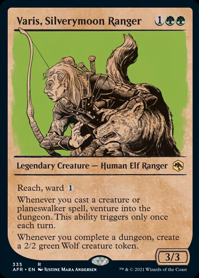 Varis, Silverymoon Ranger (Showcase) [Dungeons & Dragons: Adventures in the Forgotten Realms] | Jomio and Rueliete's Cards and Comics