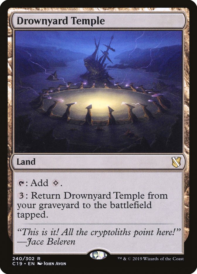 Drownyard Temple [Commander 2019] | Jomio and Rueliete's Cards and Comics