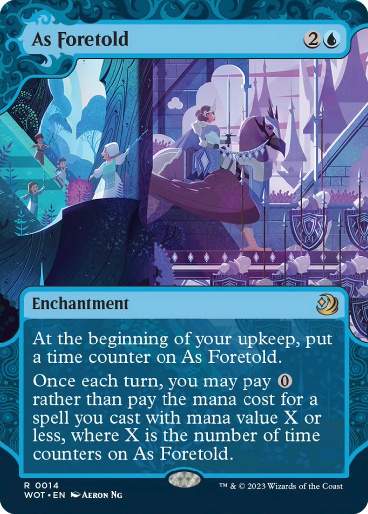 As Foretold [Wilds of Eldraine: Enchanting Tales] | Jomio and Rueliete's Cards and Comics