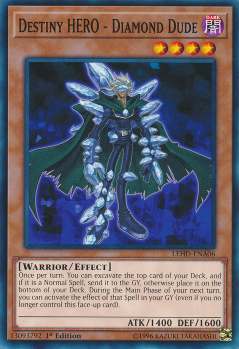 Destiny HERO - Diamond Dude [LEHD-ENA06] Common | Jomio and Rueliete's Cards and Comics