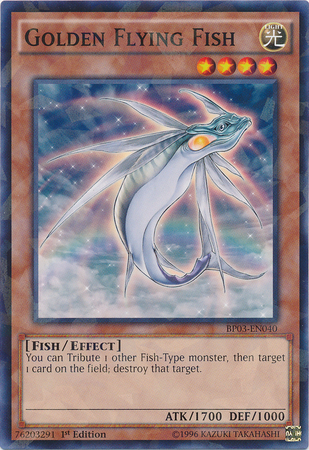 Golden Flying Fish (Shatterfoil) [BP03-EN040] Rare | Jomio and Rueliete's Cards and Comics