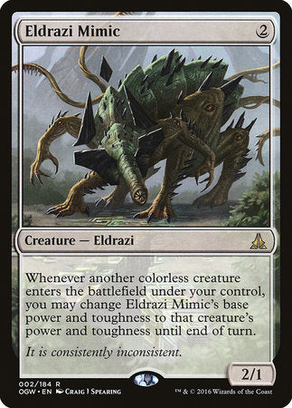 Eldrazi Mimic [Oath of the Gatewatch] | Jomio and Rueliete's Cards and Comics