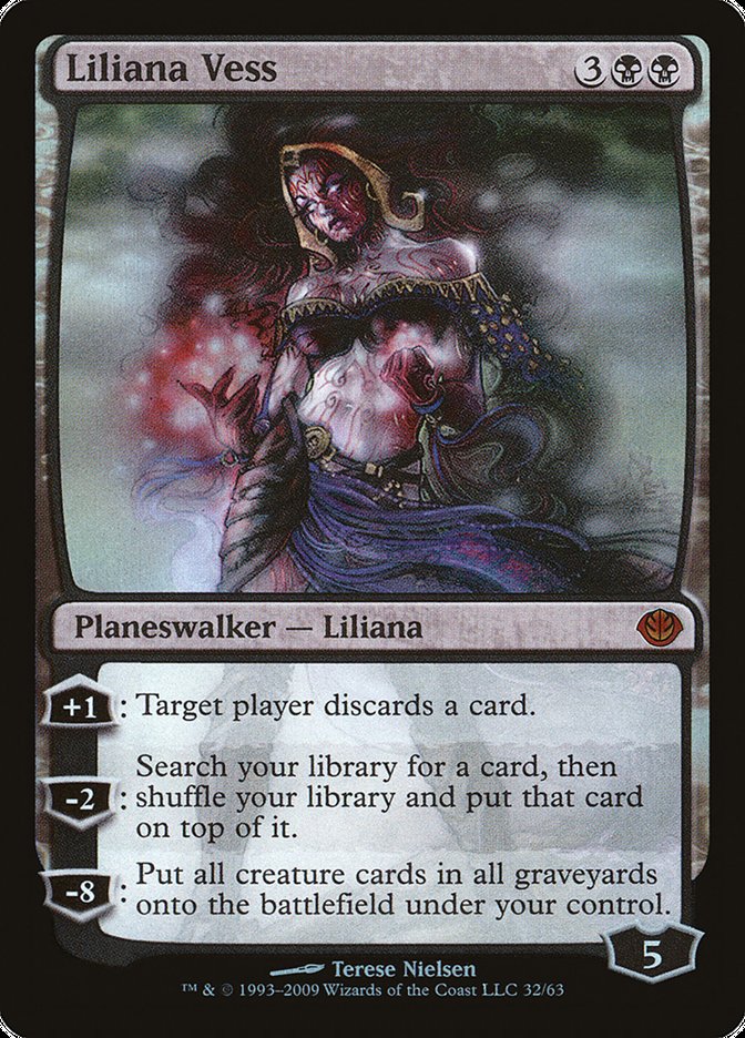 Liliana Vess [Duel Decks: Garruk vs. Liliana] | Jomio and Rueliete's Cards and Comics