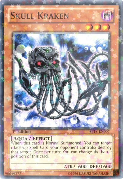 Skull Kraken [SP13-EN007] Starfoil Rare | Jomio and Rueliete's Cards and Comics