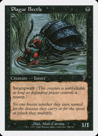 Plague Beetle [Seventh Edition] | Jomio and Rueliete's Cards and Comics
