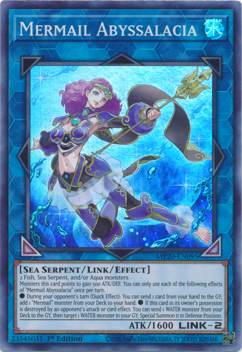 Mermail Abyssalacia [MP20-EN095] Super Rare | Jomio and Rueliete's Cards and Comics