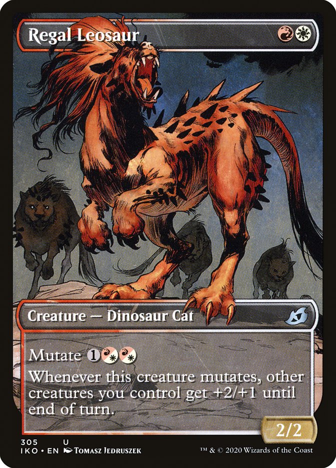 Regal Leosaur (Showcase) [Ikoria: Lair of Behemoths] | Jomio and Rueliete's Cards and Comics