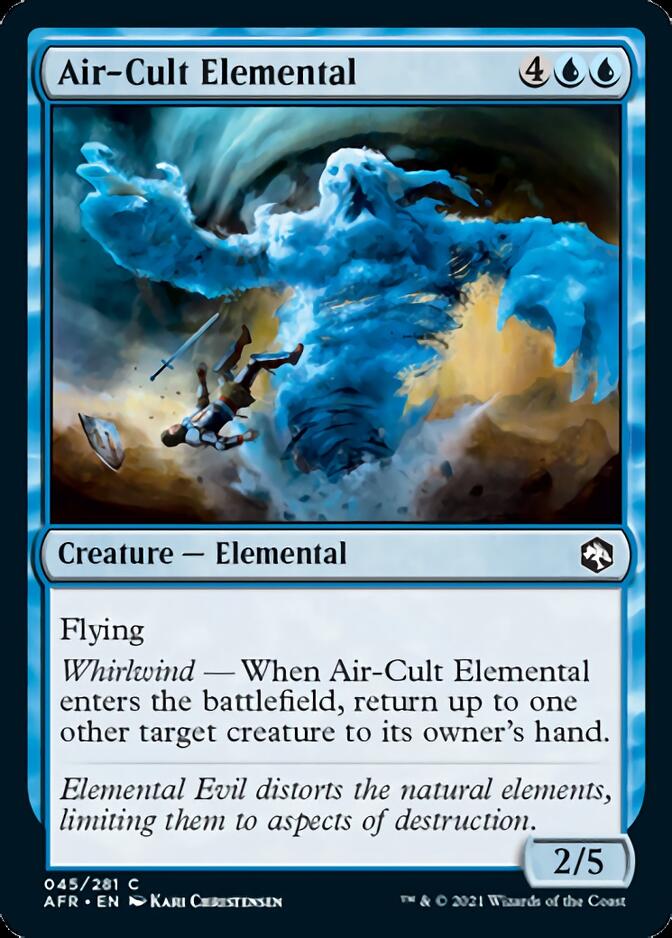 Air-Cult Elemental [Dungeons & Dragons: Adventures in the Forgotten Realms] | Jomio and Rueliete's Cards and Comics